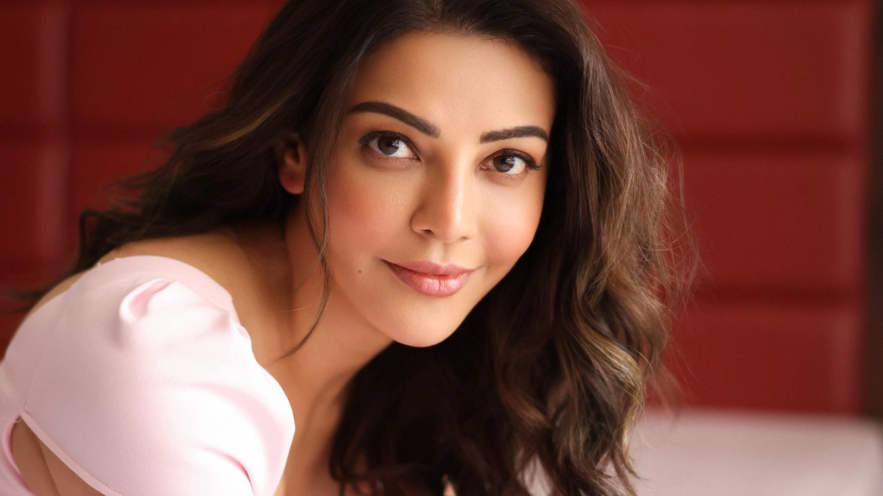 Kajal Aggarwal Stuns in New Blush Pink Mini Dress