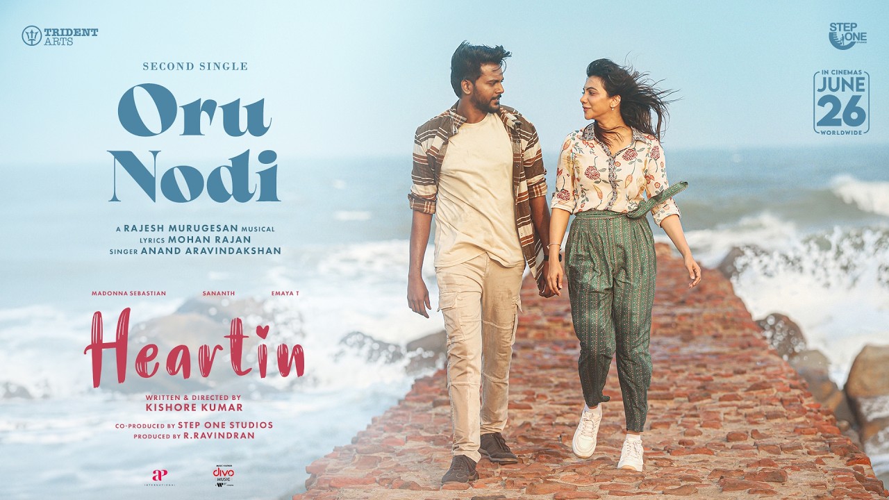Heartin Oru Nodi Song Out Now: Sananth-Madonna Sebastian Romantic Melody Released
