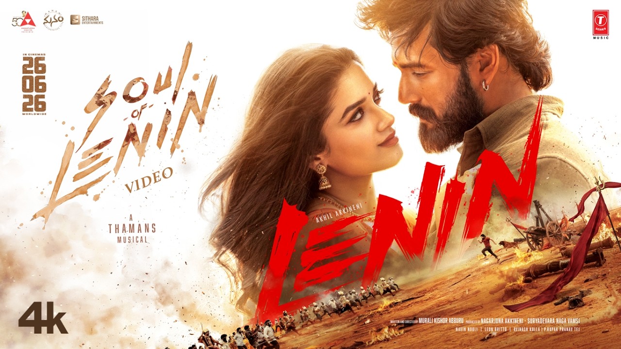 Akhil Akkineni and Bhagyashri Borse Shine in ‘Soul of Lenin’ Video Ahead of June 26 Release